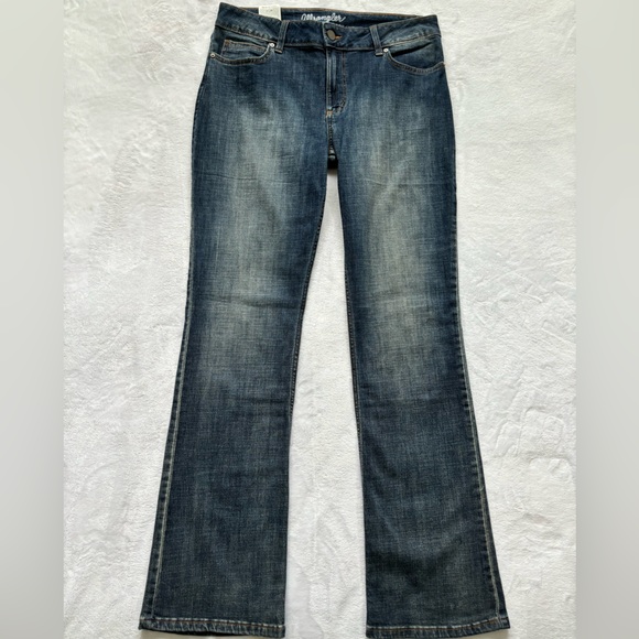Wrangler Denim - WRANGLER Classic Mid Rise Bootcut Blue Jeans--NWT—15